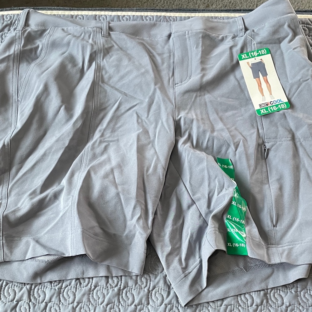 Women's Cool Gray Athletic Shorts